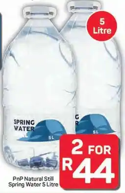 Pick n Pay Hypermarket PnP Natural Still Spring Water offer