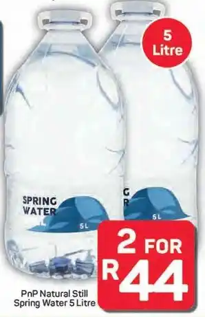 Pick n Pay Hypermarket PnP Natural Still Spring Water offer