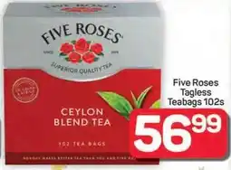 Pick n Pay Hypermarket Five Roses Tagless Teabags offer