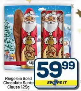 Pick n Pay Hypermarket Riegelein Solid Chocolate Santa Clause offer