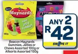 Pick n Pay Hypermarket Beacon Maynards Gummies, Jellies or Chews Assorted or Allsorts Assorted offer