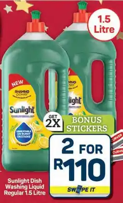 Pick n Pay Hypermarket Sunlight Dish Washing Liquid Regular offer