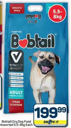 Pick n Pay Hypermarket Bobtail Dry Dog Food Assorted offer