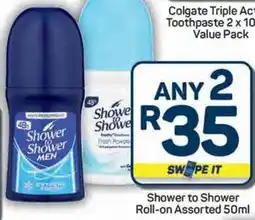 Pick n Pay Hypermarket Shower to Shower Roll-on Assorted offer