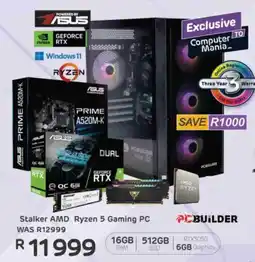 Computer Mania PC BUILDER Stalker AMD Ryzen 5 Gaming PC offer