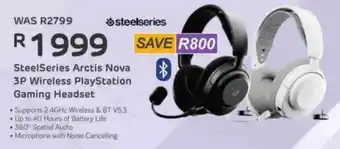 Computer Mania SteelSeries Arctis Nova 3P Wireless PlayStation Gaming Headset offer