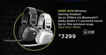 Computer Mania Corsair HS80 MAX Wireless Gaming Headset offer