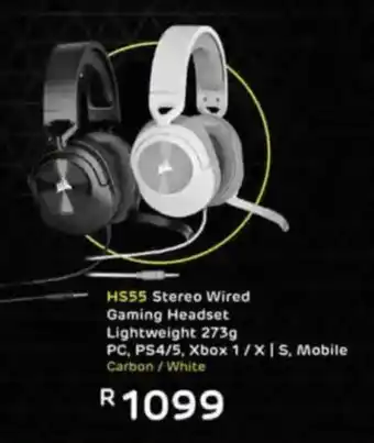 Computer Mania Corsair HS55 Stereo Wired Gaming Headset offer