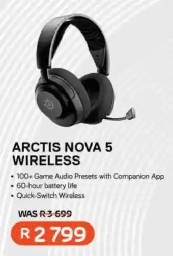Computer Mania Steelseries arctis nova 5 wireless offer
