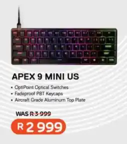 Computer Mania Steelseries apex 9 mini us offer