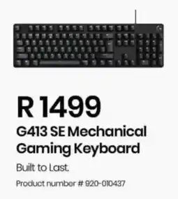 Computer Mania Logitech G413 SE Mechanical Gaming Keyboard offer