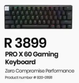 Computer Mania Logitech PRO X 60 Gaming Keyboard offer