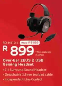 Computer Mania Redragon Over-Ear ZEUS 2 USB Gaming Headset offer