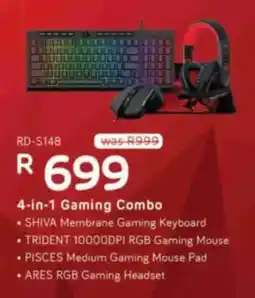 Computer Mania Redragon 4-in-1 Gaming Combo offer