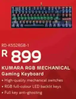 Computer Mania Redragon Kumara RGB Mechanical Gaming Keyboard offer