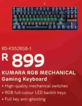 Computer Mania Redragon Kumara RGB Mechanical Gaming Keyboard offer