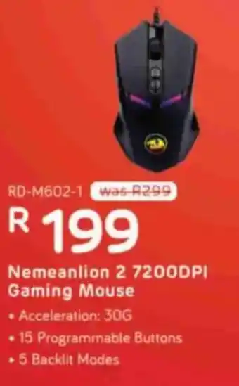 Computer Mania Redragon Nemeanlion 2 7200DPI Gaming Mouse offer