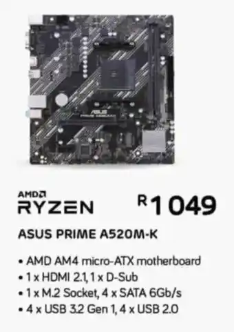Computer Mania ASUS Prime A520M-K offer
