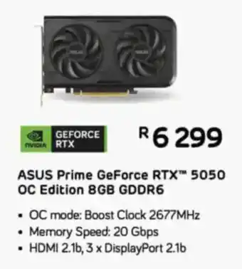 Computer Mania ASUS Prime GeForce RTX 5050 OC Edition 8GB GDDR6 offer