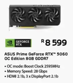 Computer Mania ASUS Prime GeForce RTX 5060 OC Edition 8GB GDDR7 offer