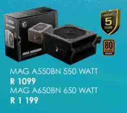 Computer Mania MSI MAG A550BN 550 WATT offer