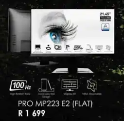Computer Mania MSI Pro MP223 E2 Flat offer