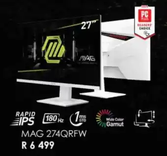 Computer Mania MSI MAG 274QRFW offer