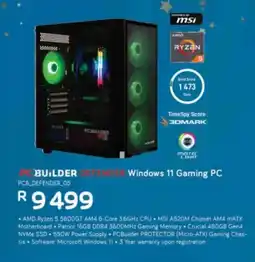 Computer Mania PCBuilder Defender Windows 11 Gaming PC offer