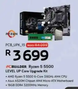 Computer Mania PCBUILDER Ryzen 5 5500 LEVEL UP Core Upgrade Kit offer