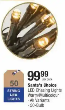 Checkers Hyper Santa's Choice LED Chasing Lights Warm/ Multicolour offer