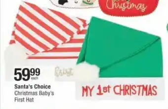 Checkers Hyper Santa's Choice Christmas Baby's First Hat offer