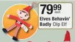 Checkers Hyper Elves Behavin Badly Clip Elf offer