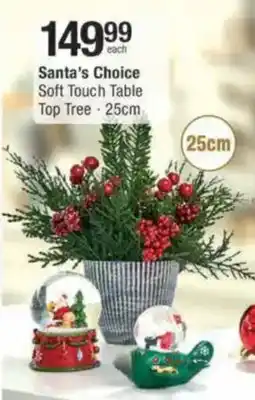 Checkers Hyper Santa's Choice Soft Touch Table Top Tree offer