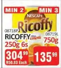 KitKat Cash and Carry Nescafe Ricoffy 250g 6s offer