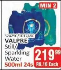 KitKat Cash and Carry VALPRE Still/Sparkling Water offer
