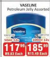 KitKat Cash and Carry VASELINE Petroleum Jelly Assorted 50ml offer