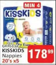 KitKat Cash and Carry KISSKIDS Nappies 20's x5 offer