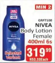 KitKat Cash and Carry NIVEA Body Lotion Female 400ml 6s offer