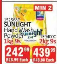 KitKat Cash and Carry SUNLIGHT Hand Wash Powder 1kg 9s offer