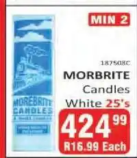 KitKat Cash and Carry MORBRITE Candles White 25's offer