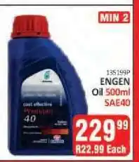 KitKat Cash and Carry ENGEN Oil 500ml SAE40 offer