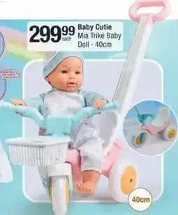Checkers Hyper Baby Cutie Mia Trike Baby Doll offer