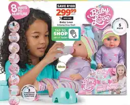 Checkers Hyper Baby Love Interactive Doll offer