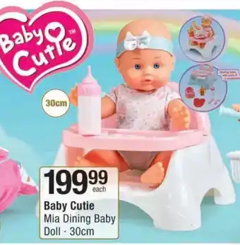 Checkers Hyper Baby Cutie Mia Dining Baby Doll offer