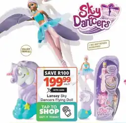 Checkers Hyper Lansay Sky Dancers Flying Doll offer