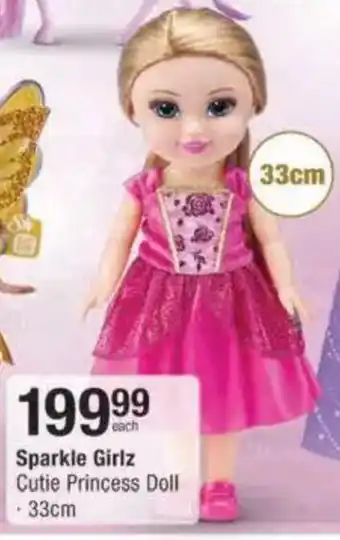 Checkers Hyper Sparkle Girlz Cutie Princess Doll offer