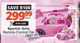Checkers Hyper Sparkle Girlz Remote-Control Car offer