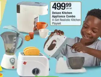 Checkers Hyper Deluxe Kitchen Appliance Combo 4-Set Realistic Kitchen Playset offer