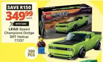 Checkers Hyper LEGO Speed Champions Dodge SRT Hellcat offer