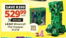 Checkers Hyper LEGO Minecraft The Creeper offer